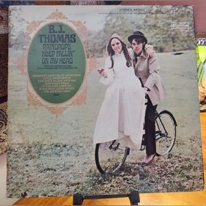 B.J. Thomas "Raindrops Keep Fallin' On My Head" Vinyl Album 1969 Rock,Pop